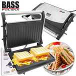 BASS POLSKA Opiekacz Toster Kanapek Panini Grill Elektryczny 1000w