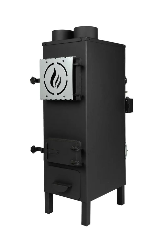 piec nadmuchowy 100m2, 10kW, paliwa stałe drewno, węgiel Mironex K100