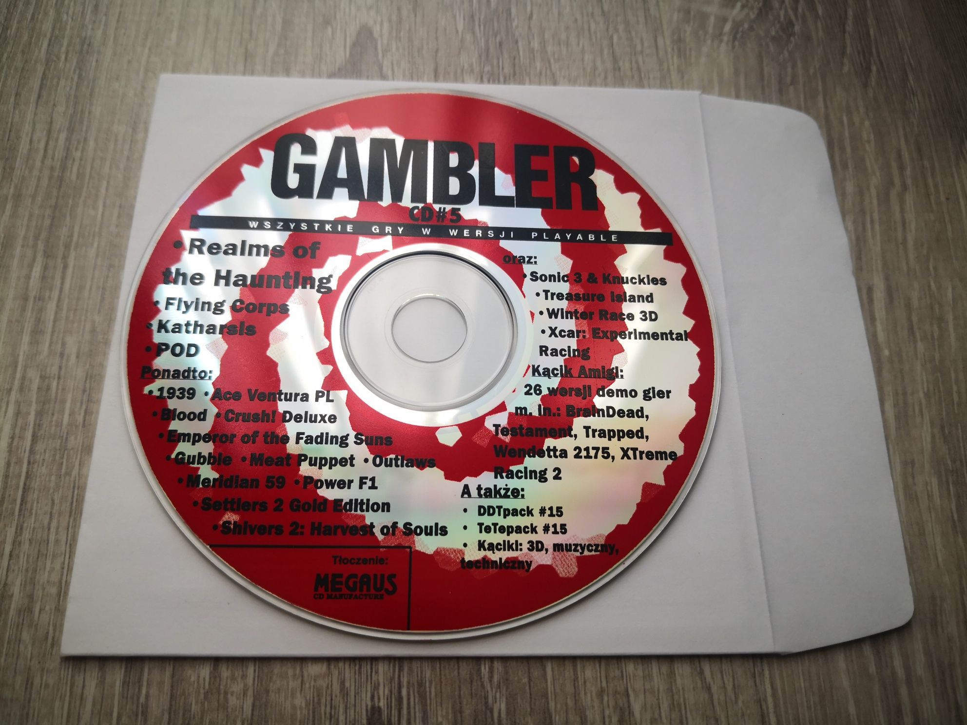 Płyta Gambler CD # 5