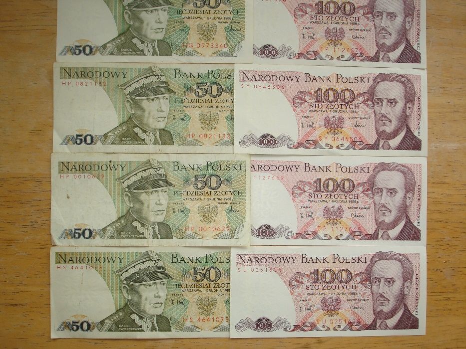 Banknoty PRL i inne
