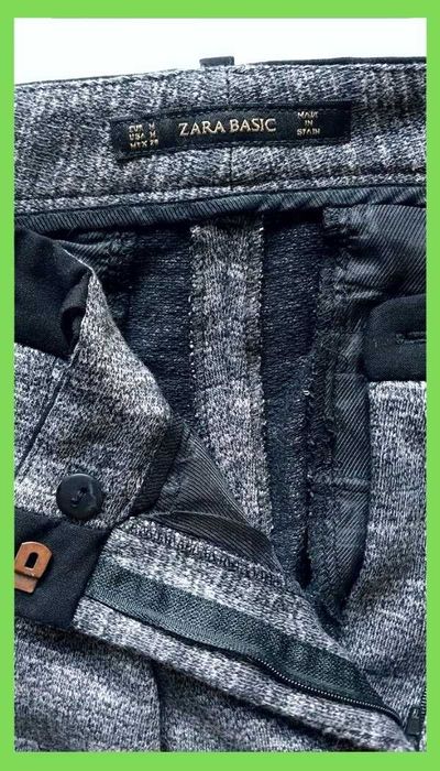 Комфортные женские трикотажные брюки сигареты р. М хлопок ZARA