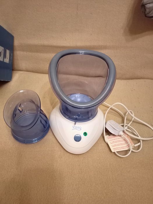 Sauna parownica VISIQ do twarzy i do nosa dwie nakładki WARTO !!