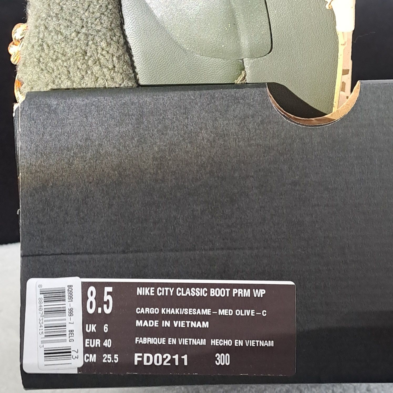 Ботинки Nike City Classic Boot PRM WP US8 FD0211 300