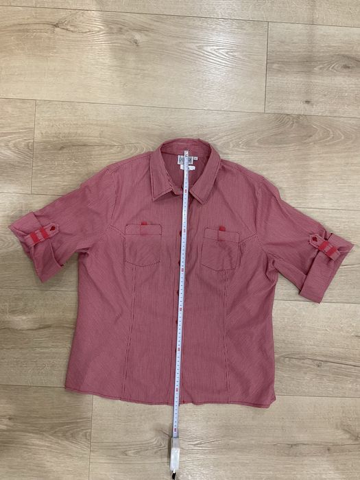 La Rosa Nowa Koszula Czerwona W Kratkę Kratka Rozmiar 44