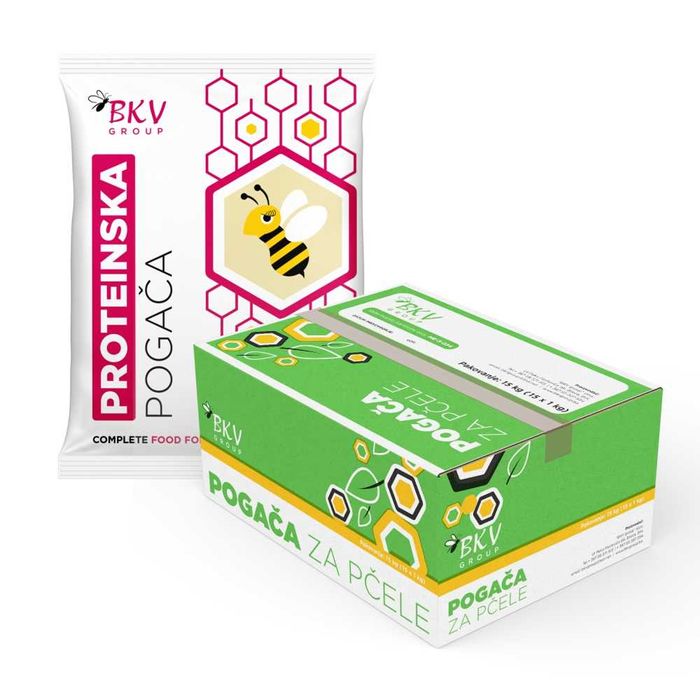Ciasto dla pszczół BKV 1kg różne rodzaje- termin do 12.2025r WYPRZEDAŻ