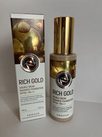 Тональний крем Enough Rich Gold Double Wear Radiance Foundation SPF 50
