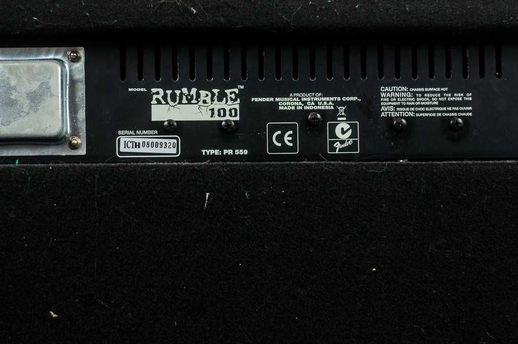 FENDER RUMBLE 100  210 wzmacniacz basowy combo 2x10" zamiana