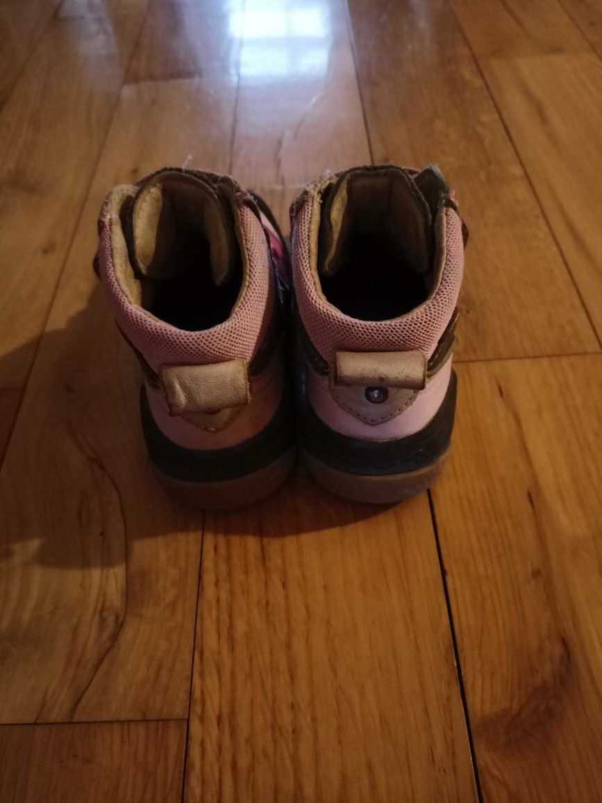 Buty skórzane BARTEK przejściowe dla dziewczynki 25