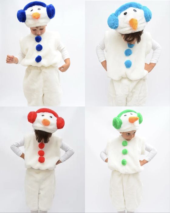 Новорічний костюм сніговик, карнавальний костюм Сніговик