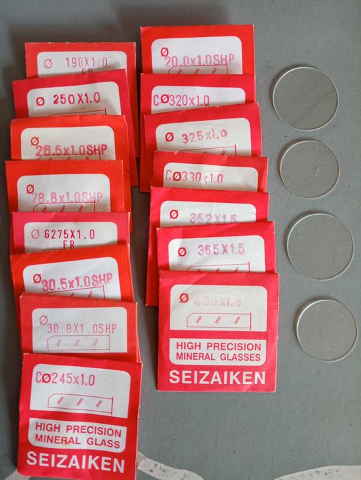 Szkiełko do zegarka okrągłe o