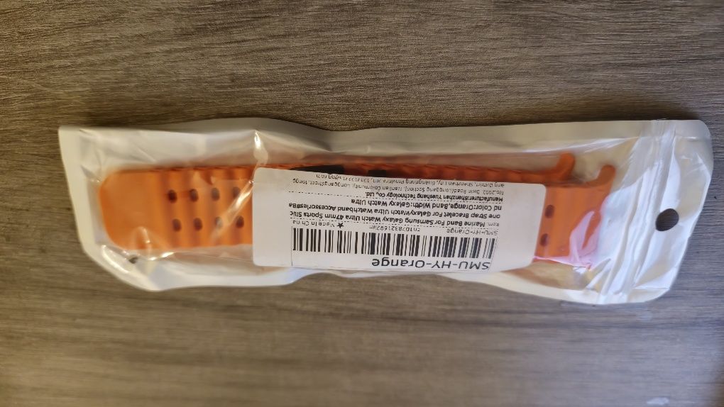 Pulseira de Silicone Laranja - Galaxy Watch Ultra
