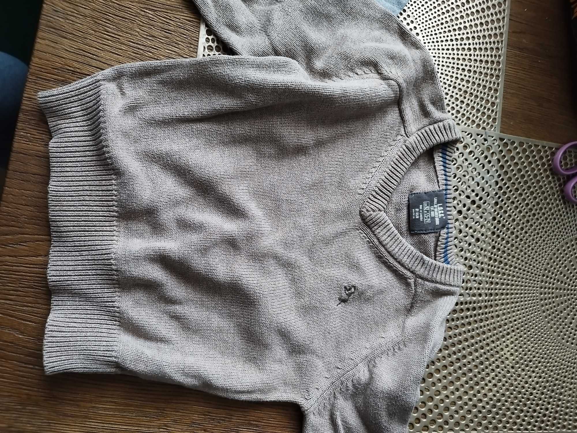 Zestaw dla chłopca bluza i swetrów 92-98/104