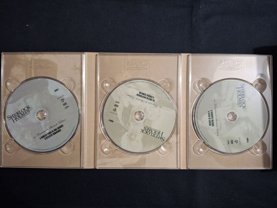 DVD As Memórias de Sherlock Holmes.