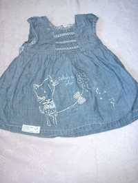 Sukienka jeansowa 68/74