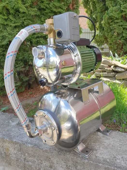 Станція Насосна 1,5 KW Нержавійка Польська (ТІЛЬКИ ДОСТАВКА ПОШТОЮ)
