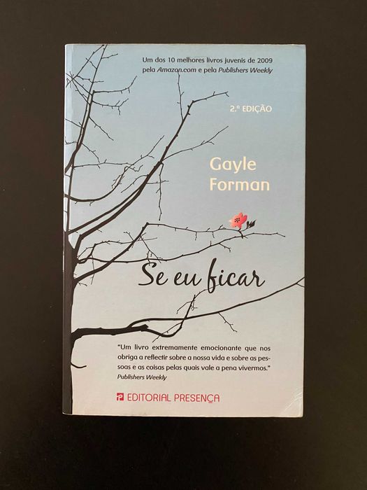 Livro Se Eu Ficar de Gayle Forman