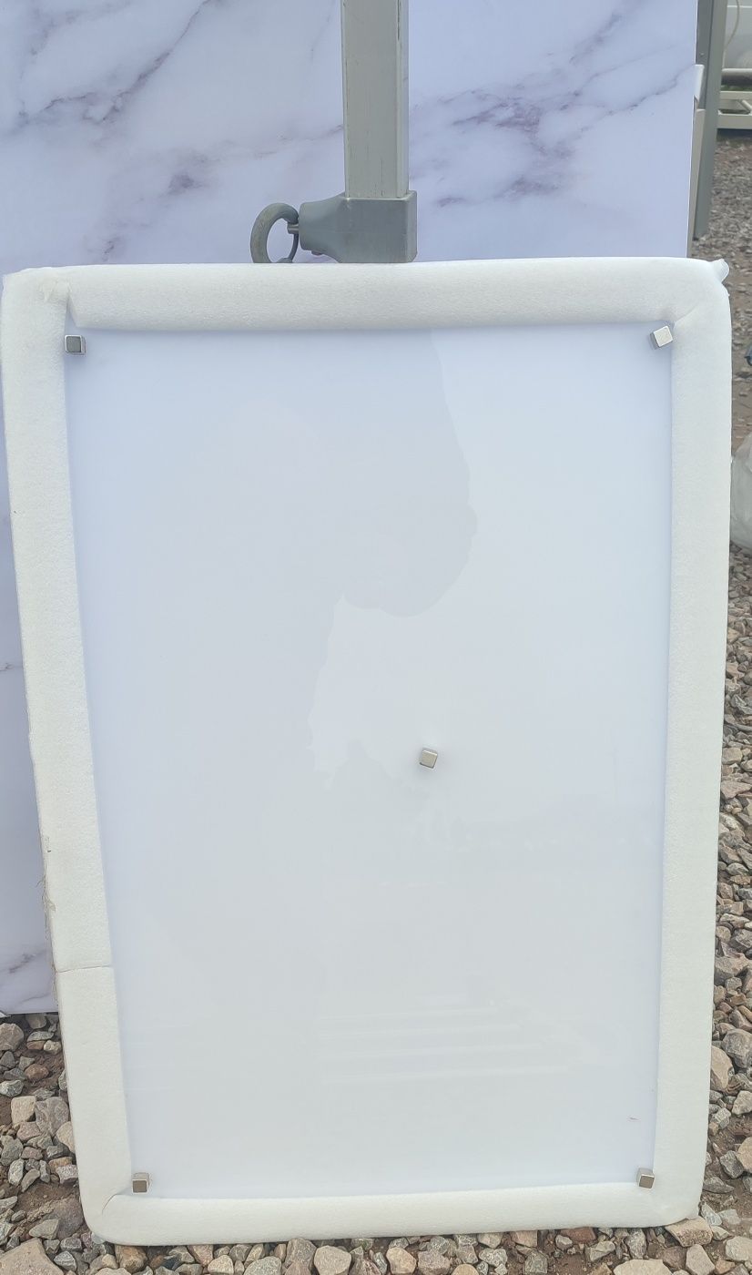 Tablica biała magnetyczna szklana 60x40