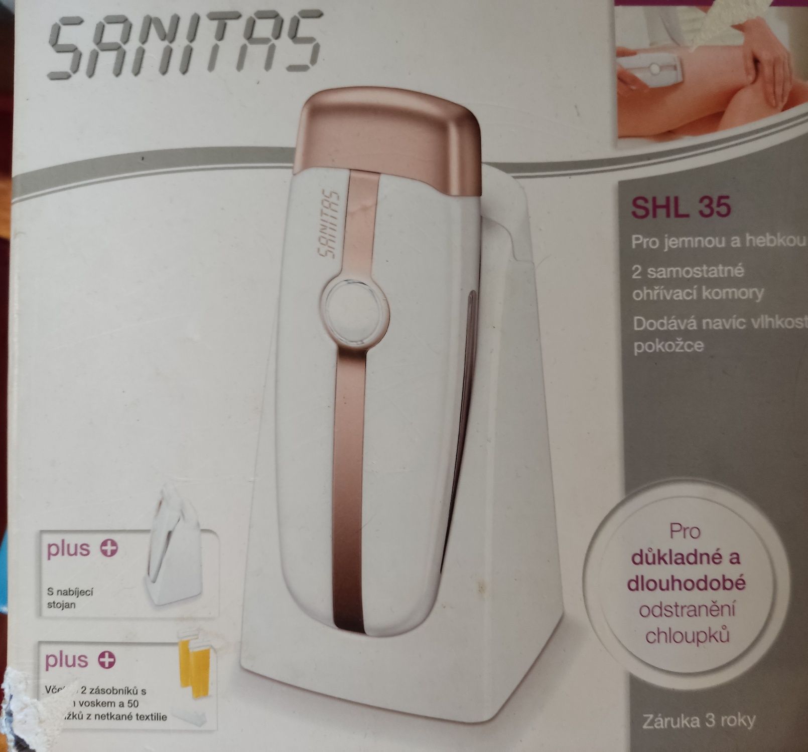 Nowy depilator woskowy Sanitas