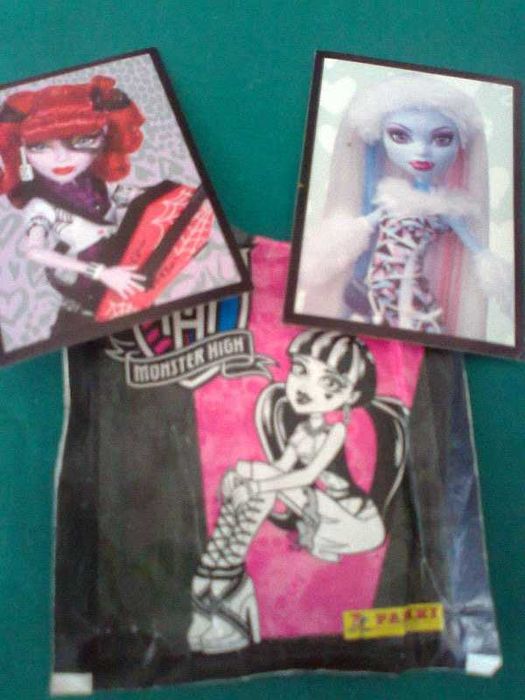 Cromos Panini MONSTER HIGH - vintage