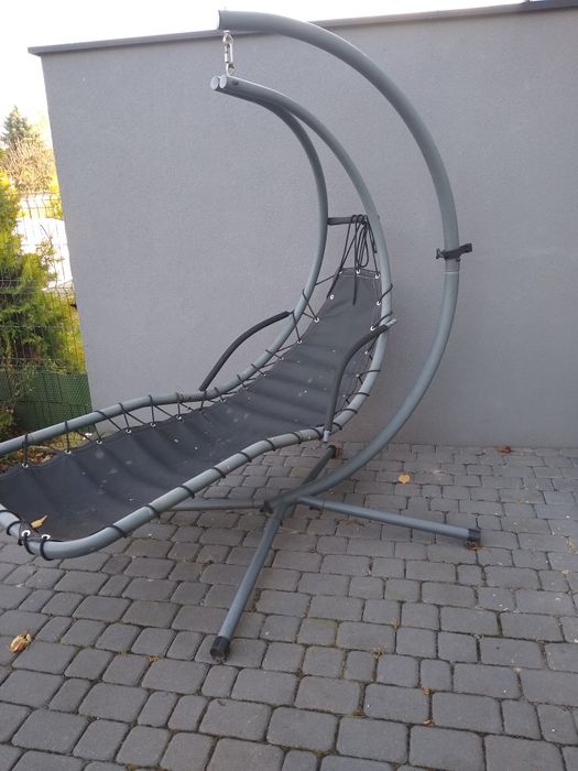Rezerwacja Bujak, leżak wiszący ogrodowy, huśtawka ogrodowa
