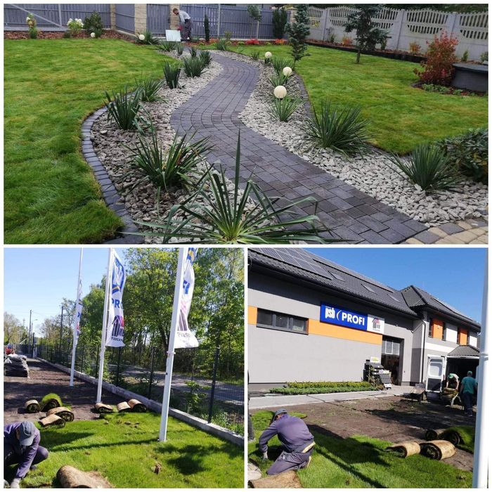 Zakładanie ogrodów trawników nawadniań