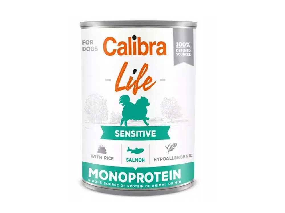 Calibra life sensitive monoprotein salmon with rice 400g