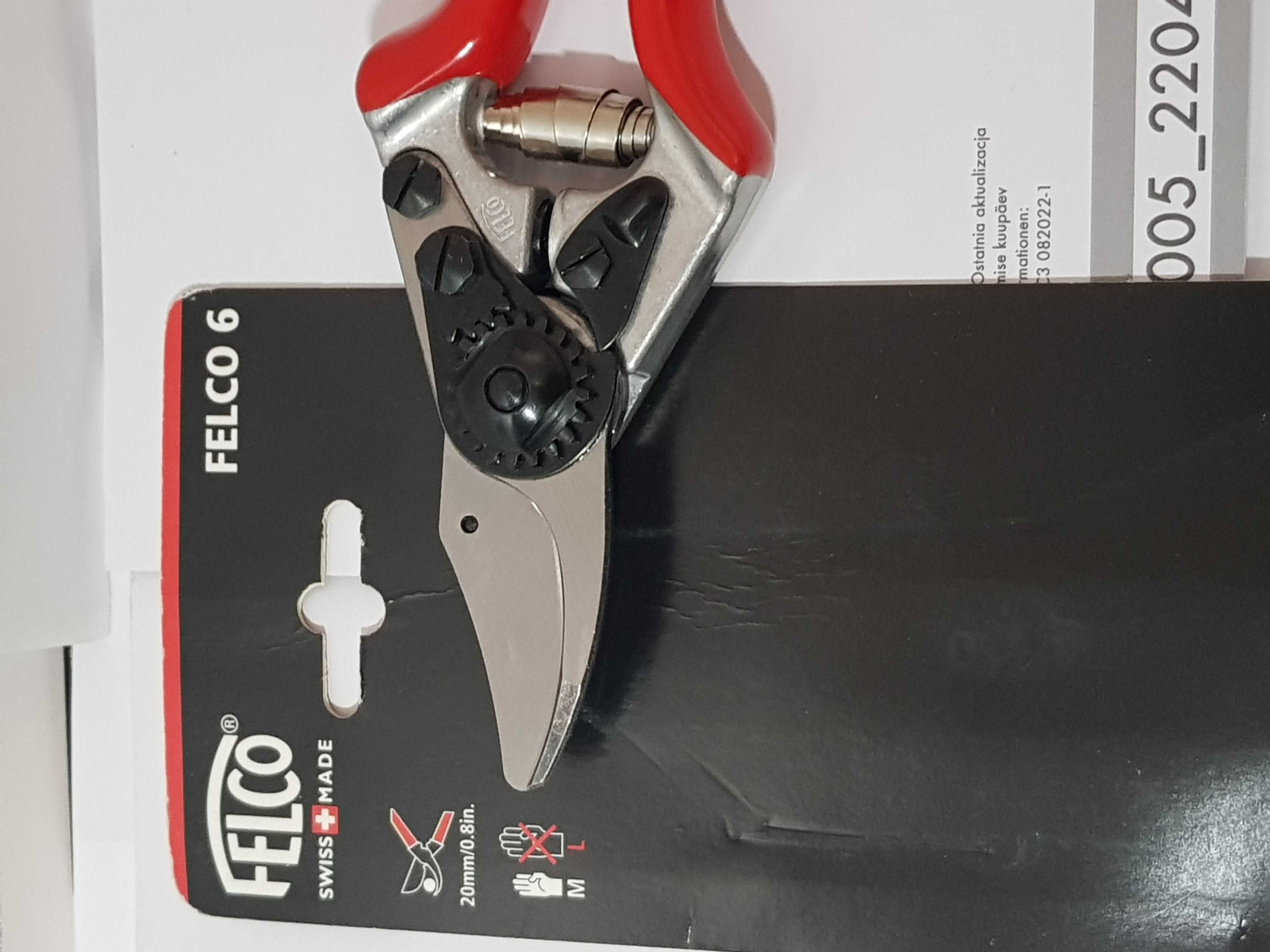 FELCO 6 sekator szwajcarski Stal hartowana dług. 19,5cm