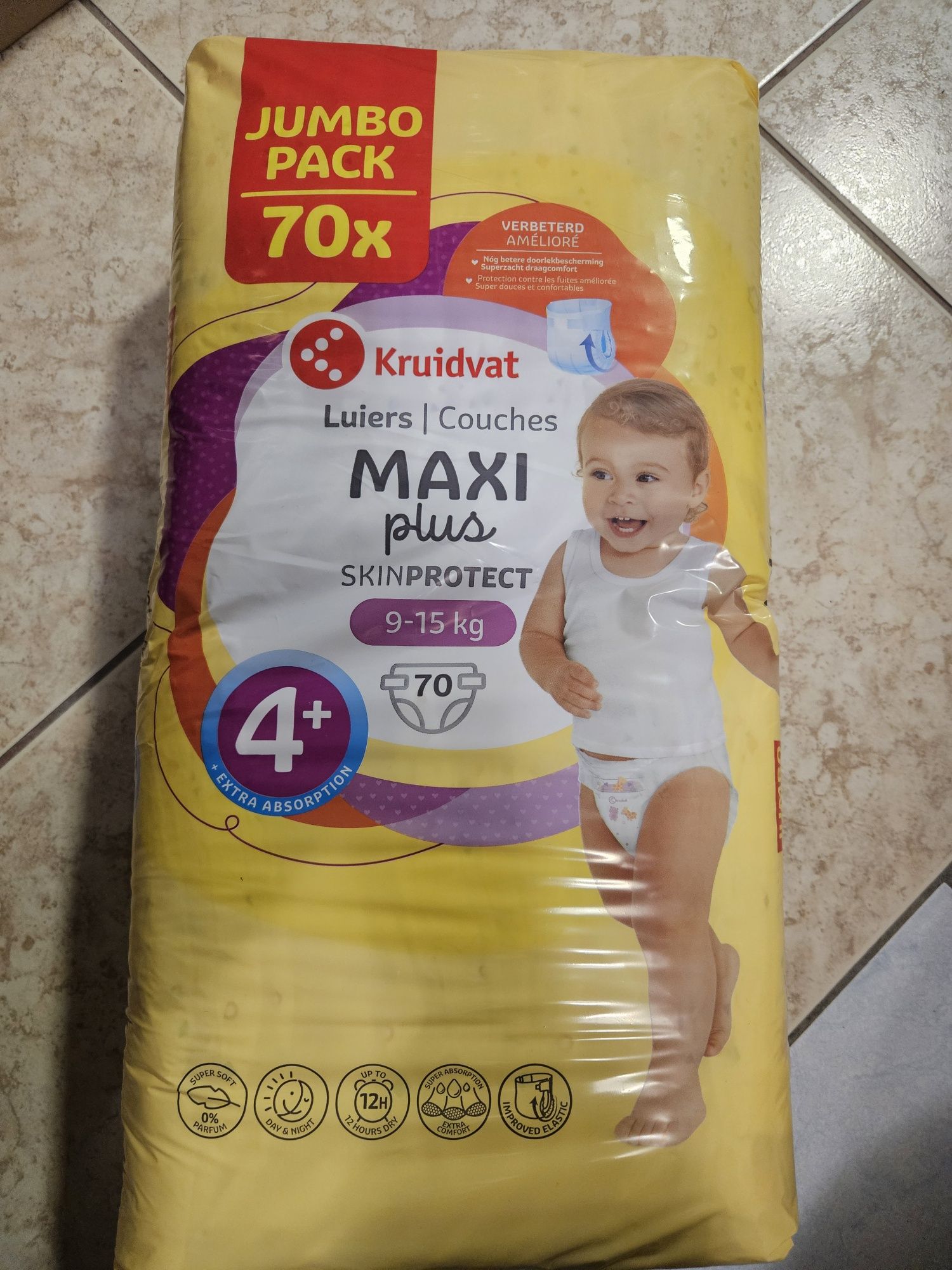 Pieluszki Kruidvat 4+