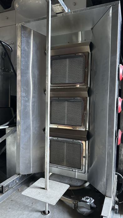 grelhador giroscopico kebab a gas