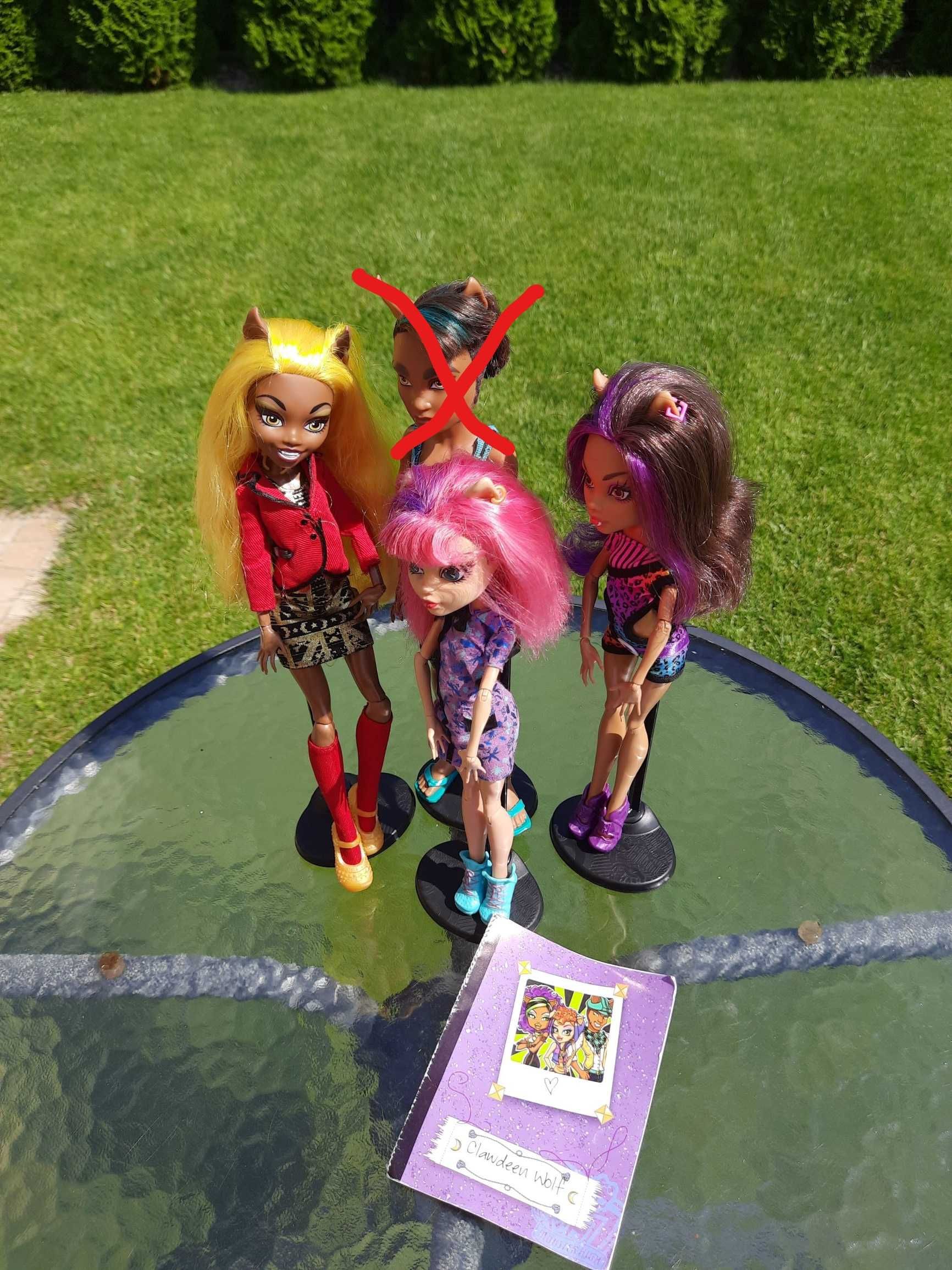 Monster High Howleen wolf, Clawdeen Wolf, Clawdia Wolf