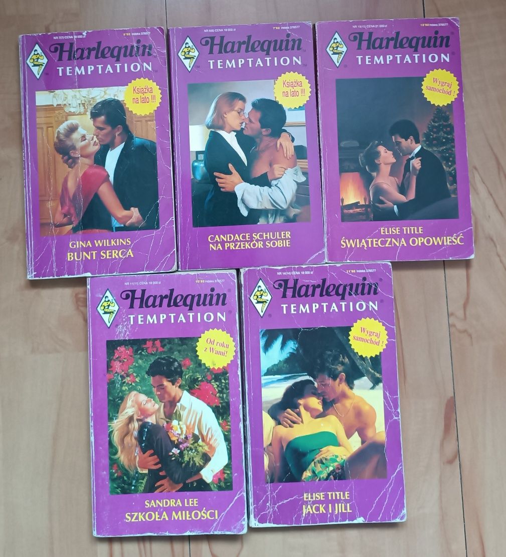 Harlequin temptation zestaw 5 książek
