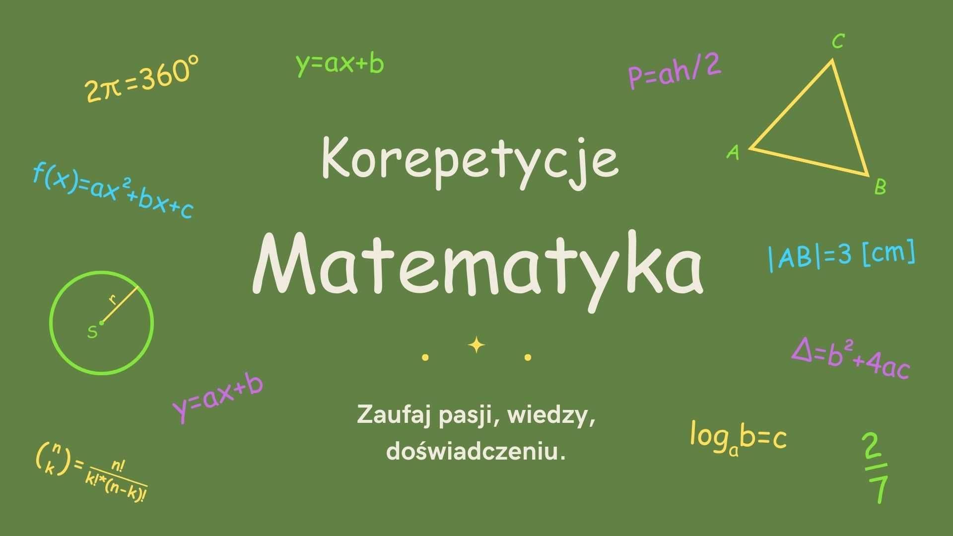 Korepetycje matematyka - matura, egzamin ósmoklasisty, zadania, nauka