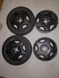 4 Jantes 15 com 2 pneus 4x100 originais Rover 216GTI