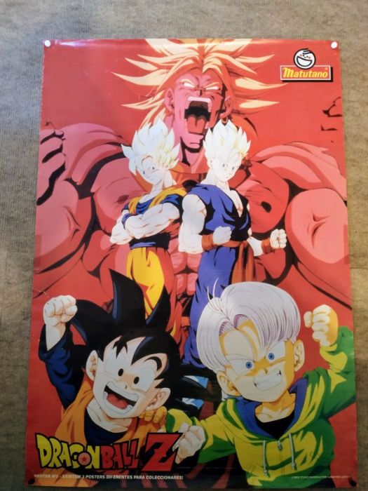 Conjunto 3 Posters Dragon Ball (vintage)