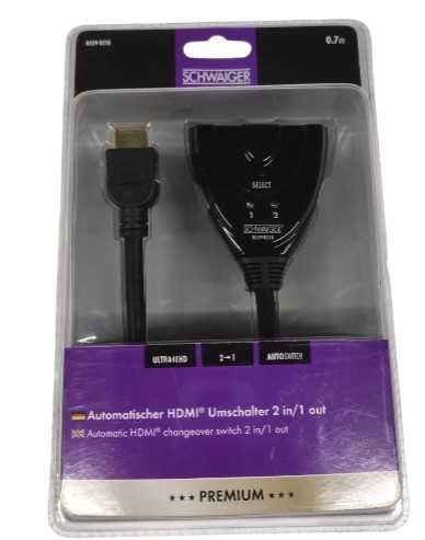 Adapter HDMI 2in/1out
