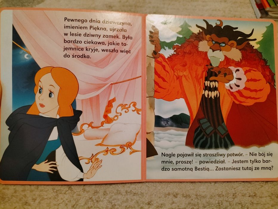 Książeczka pt "Piękna i bestia"