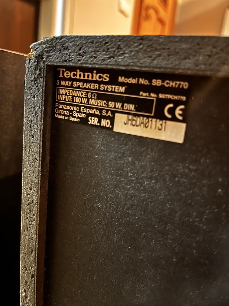 Technics sprzęt audio zestaw