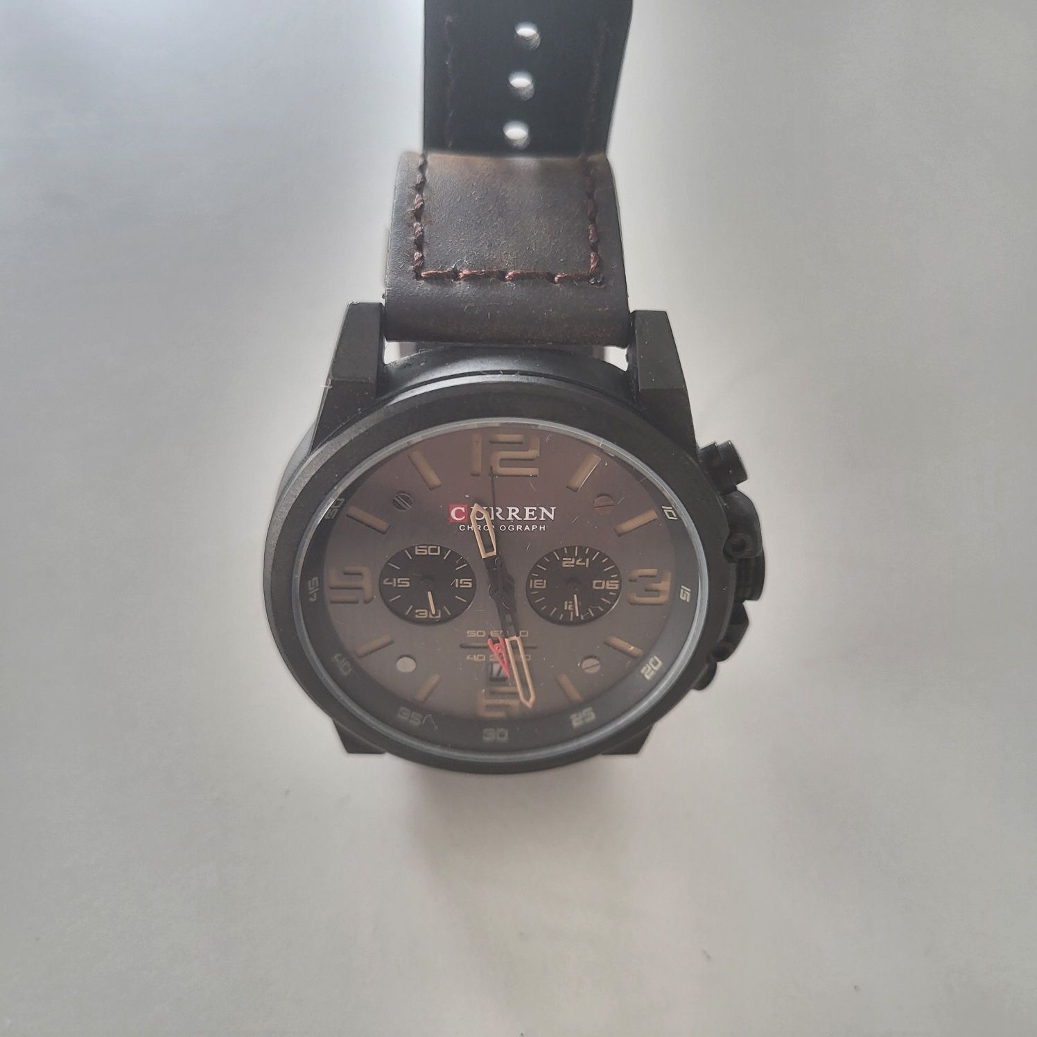 Zegarek CURREN brązowy - tarcza 46mm - używany
