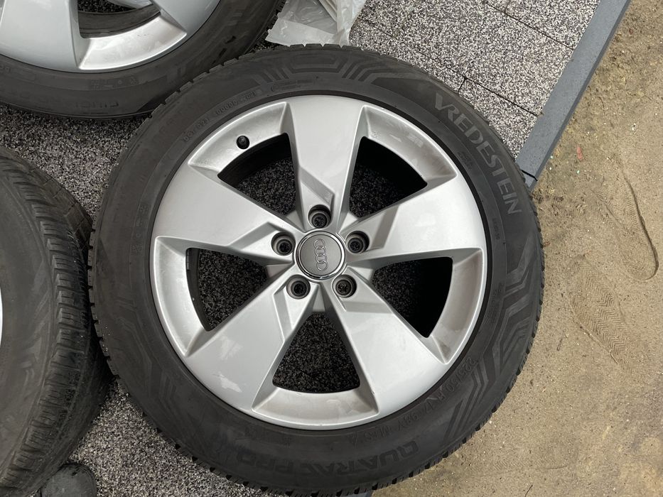 Koła Audi TT 8S A3 8P 8V opony zimowe 225/50/17 7mm,  jak nowe