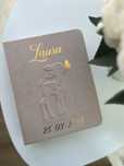 Personalizowany welurowy album na zdjecia wsuwane
