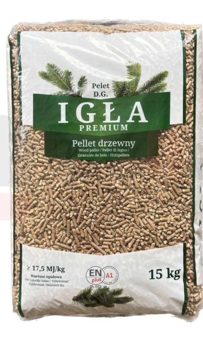 Pelet Igła Premium, certyfikat, lider na rynku