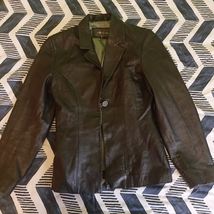 Продам пиджак кожаный