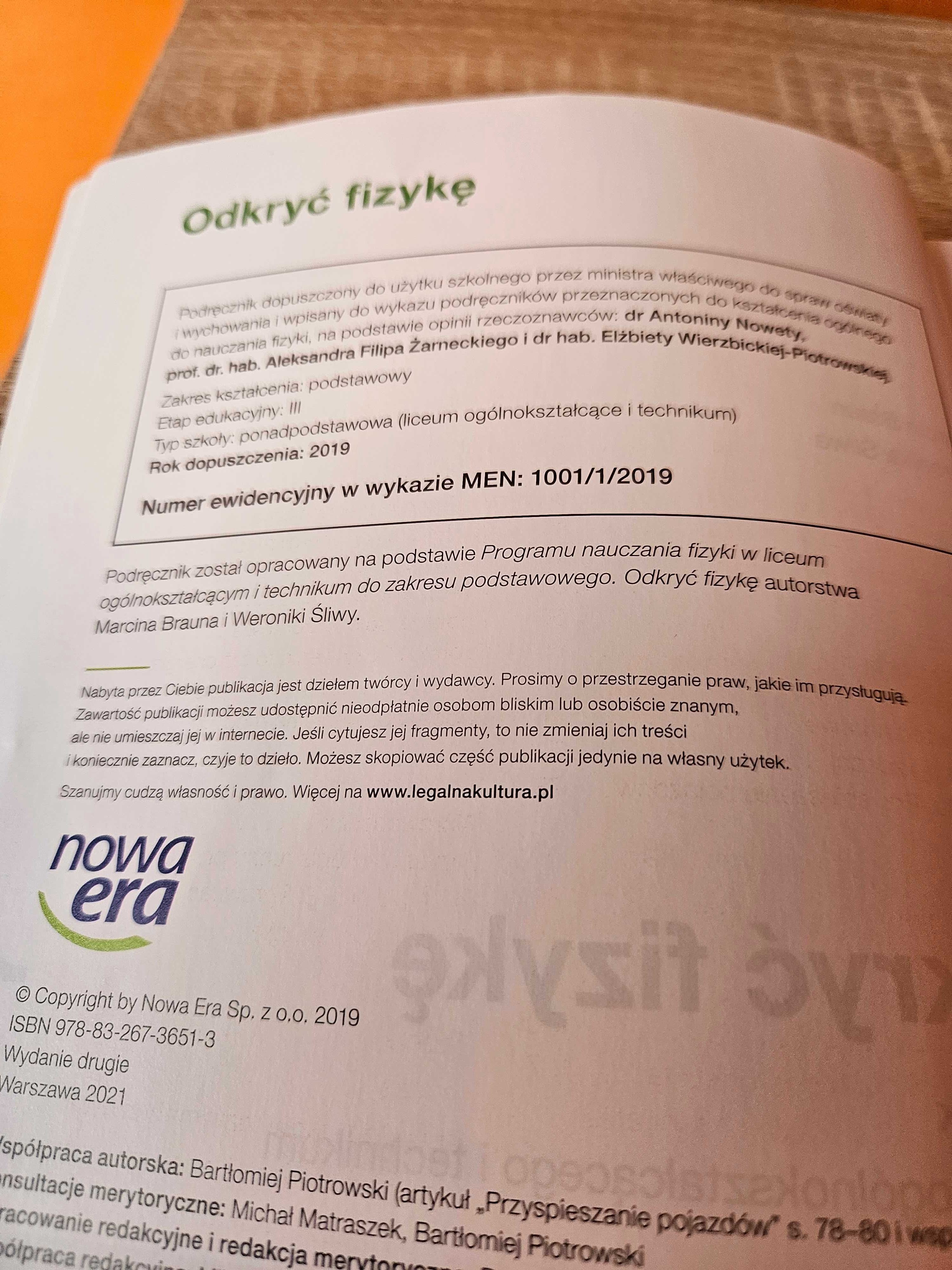 Odkryć Fizykę 1 Podręcznik