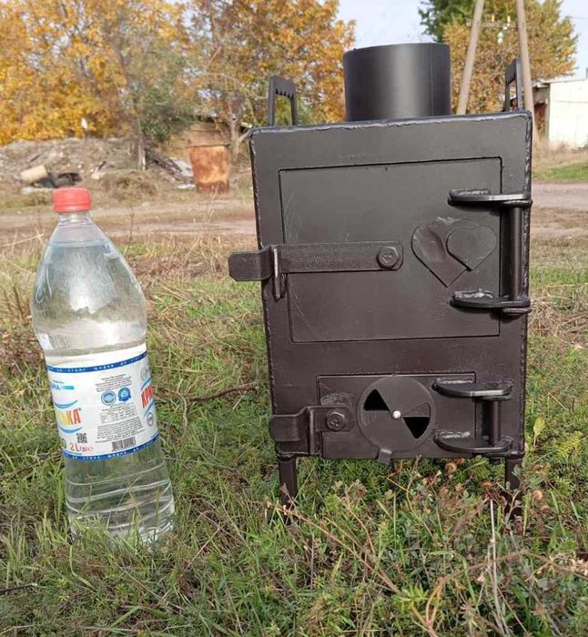 Бліндажна буржуйка окопна піч мобільна пічка печка буржуйка переносна