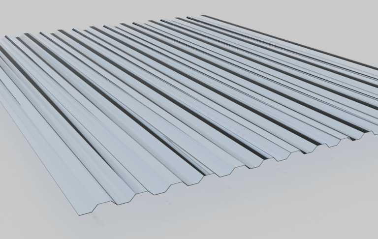 Płyta poliwęglanowa trapezowa  76/16  bezbarwna / brąz  900 x 2000 mm