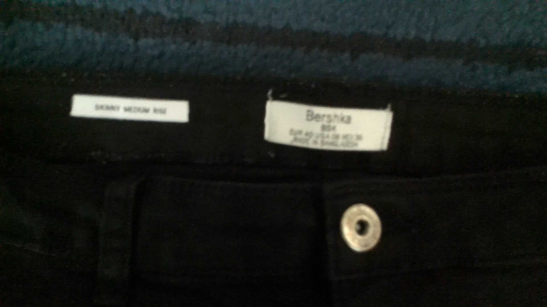 Calças de ganga skinny medium rise, Bershka, 40