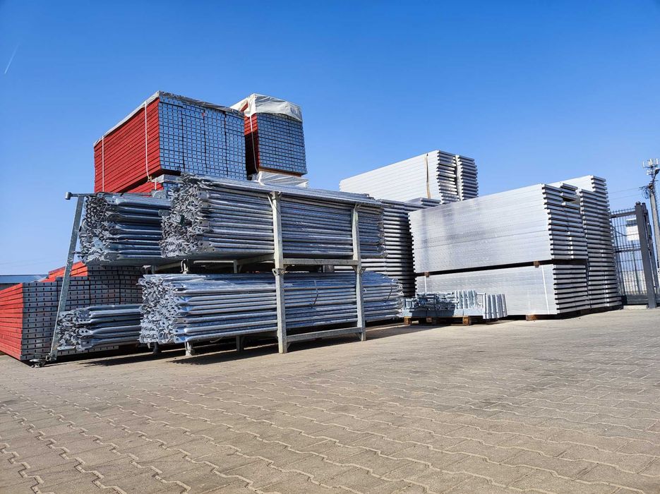 Rusztowania typ Plettac 8,5x12m Rusztowanie 102m2 Nowe nie używane