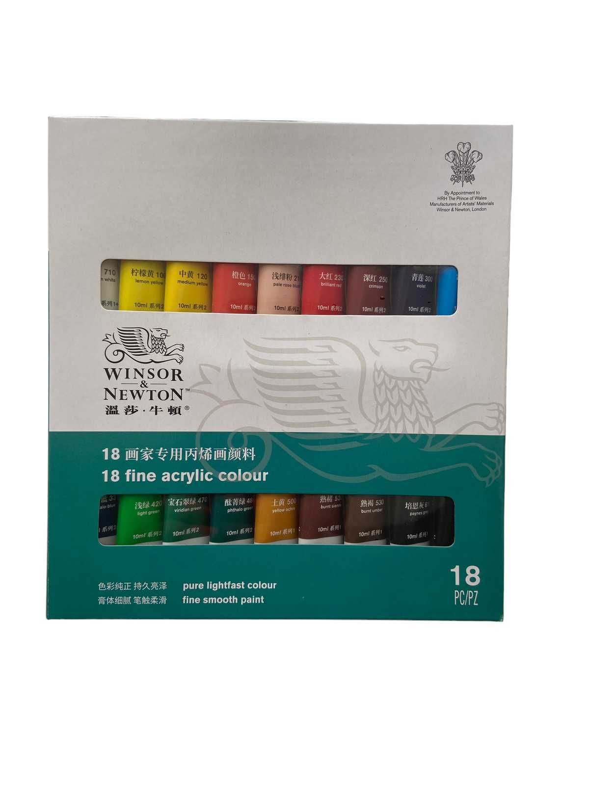Професійний набір акрилових фарб Winsor & Newton (18 * 10 мл.)