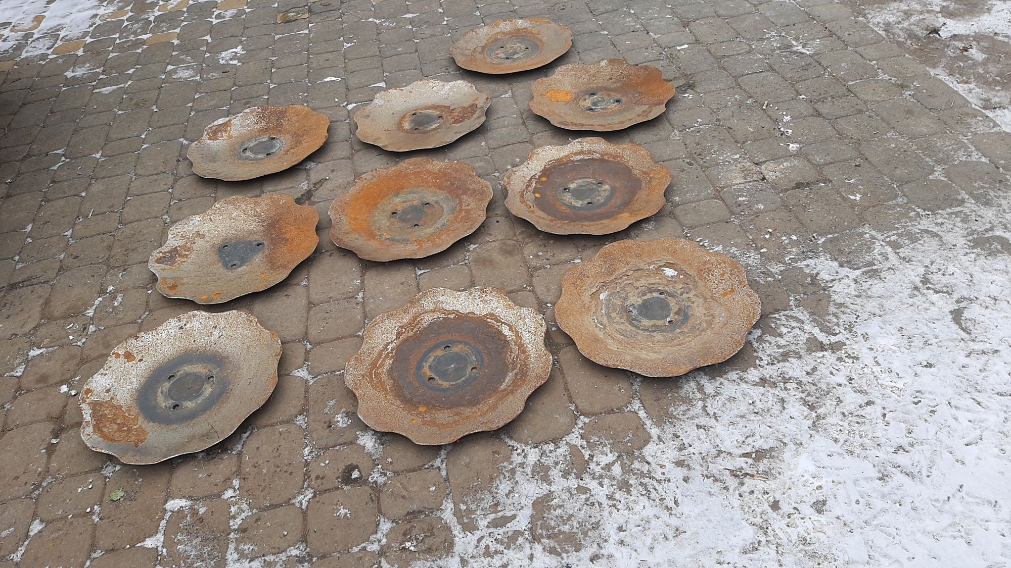 Диски борони на сковорідку