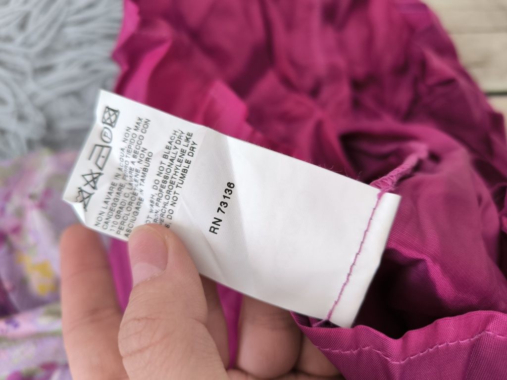 Intrend Max Mara sukienka w kwiatuszki 100% jedwab silk XS/S